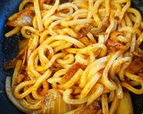 豚キムチからの焼きうどん作り方4写真
