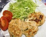 水煮大豆で作る和風ハンバーグ作り方4写真