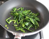 ほうれん草の簡単たまごスープ作り方3写真
