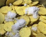 簡単おやつ☆さつま芋とリンゴの重ね煮作り方4写真