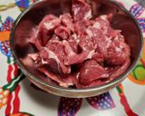 ラム肉とナスのつけ蕎麦&うどん♪ランチ作り方2写真