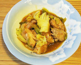 鶏もも肉と野菜のオイスターソース炒め作り方8写真