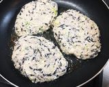簡単★ひじきと葱の鶏挽肉照焼つくねバーグ作り方9写真