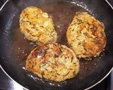 簡単★ひじきと葱の鶏挽肉照焼つくねバーグ作り方13写真
