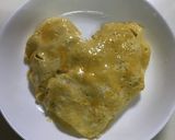 バターライスでハートのデミオムライス作り方3写真