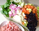 ボリュームたっぷり ＊ ちゃんぽん天津飯作り方1写真