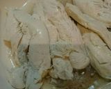 セロリと蒸し鶏のサラダ作り方1写真