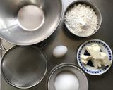 くまクッキー。ホワイトデー用に大量生産！作り方1写真