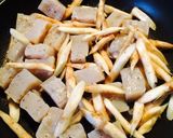 フライパンで作る照り照り鶏ごぼう作り方1写真