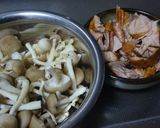 きのこと鮭の秋味ご飯作り方1写真