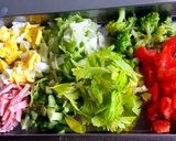 カリカリベーコン　チョップドサラダ作り方2写真