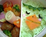 カッパかっぱ（キャラ弁）作り方3写真