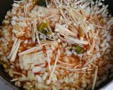 濃厚！鶏むね肉とえのきのケチャップ煮♡作り方3写真