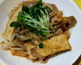 厚揚げ もやし 豚肉のピリ辛煮♡作り方4写真