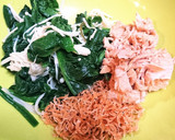 【ほうれん草と干しエビのツナ醤油和え】♪作り方3写真