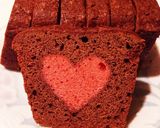 ハートのパウンドケーキ作り方30写真