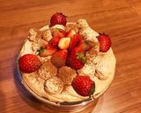 いちごの生チョコクリームスコップケーキ作り方9写真