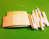 余った大根の皮とベーコンのもっちり炒め作り方1写真