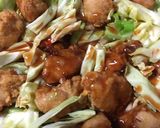 酢鶏☆鶏むね肉とキャベツの簡単中華炒め作り方8写真