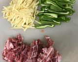 青椒肉絲作り方1写真