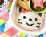 簡単★園児 ねこちゃん弁当作り方1写真