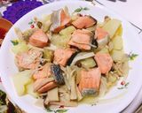 塩鮭★野菜ときのこのバター蒸し作り方8写真