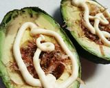ますます簡単☆アボカド鰹節醤油マヨチー焼作り方3写真