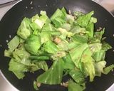 超楽々 ビジーキャベ玉焼パスタ作ります作り方4写真