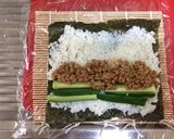 納豆きゅうり巻き作り方6写真