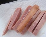 ウインナーとキュウリの餃子の皮巻き作り方1写真