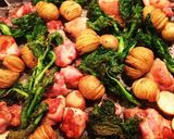 菜の花と新じゃがのハーブチキングリル＊作り方9写真