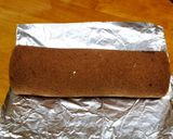 フルーツたっぷりチョコロールケーキ作り方5写真