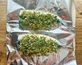 mあじ(いわし)の磯部パン粉焼き作り方1写真