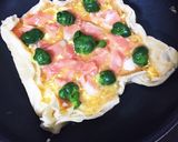フライパンde鮭&芽キャベツの春キッシュ作り方4写真
