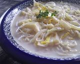 簡単☆白菜とツナのスープ素麺作り方6写真