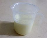 カルピス牛乳寒天ゼリー♡粉寒天♡作り方1写真