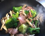 野菜とベーコンのクリーム和え作り方4写真