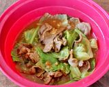 レンジで！コク旨ピーナッツバター回鍋肉作り方4写真