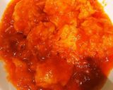 ちくわでエビチリ風作り方5写真