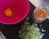 簡単ランチ❤鮭フレークチャーハン❤作り方1写真