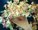 簡単ランチ❤鮭フレークチャーハン❤作り方3写真