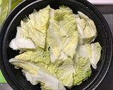 〜タジン鍋〜ひき肉と白菜のピリ辛味噌！作り方1写真