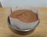 板チョコ1枚バター無しのふわしとケーキ作り方9写真