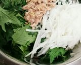 水菜と大根のツナサラダ作り方3写真