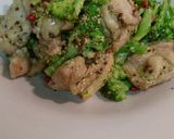 鶏とブロッコリーの粒マ粉チーズソース和え作り方5写真