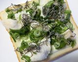 葛叩き鶏×葱の和トースト作り方5写真
