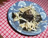 ヘルシーで美味✿もやしと❀海苔✿和え作り方2写真
