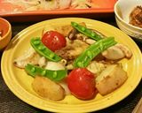 魚介　レモンバターステーキ　牡蛎　イカ　作り方6写真