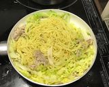 キャベツたっぷり焼きそば作り方3写真