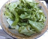 レタスのしらすぽん酢サラダ作り方1写真